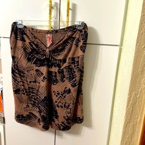 Free people strapless summer top